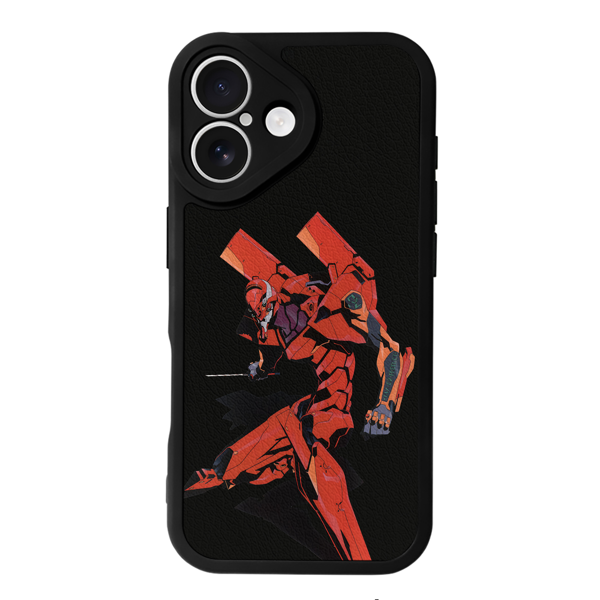 （画像用） EVA 新世紀エヴァンゲリオン 【iPhone 16シリーズ対応】シリコンスマホケース（レザー調） 材質：シリコン
